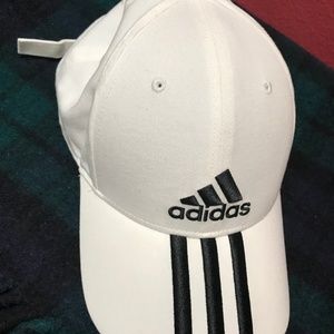 ADIDAS WHITE (with STRIPES) HAT